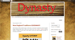 Desktop Screenshot of blog.dynastybrush.com